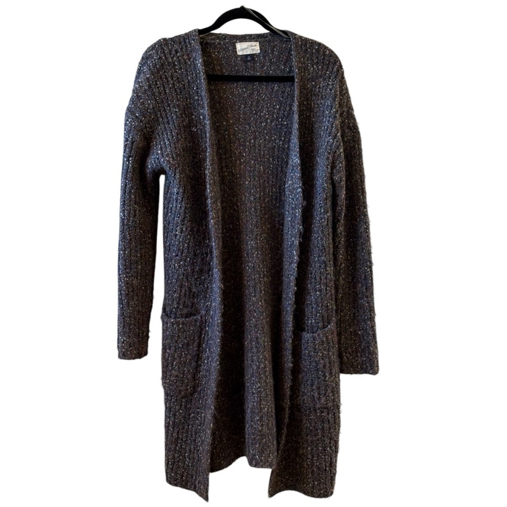 Universal Thread Open Cardigan Cozy Duster Gray Charcoal Size XS